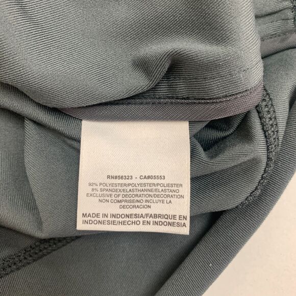 Nike Running Jacket Womens M Medium Gray Blue Full Zip Mock Neck Hooded Dri Fit - Picture 11 of 14